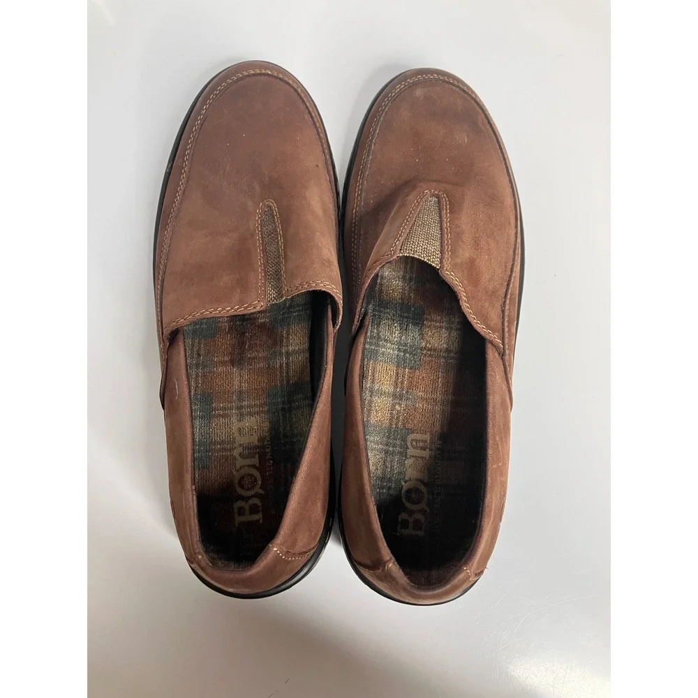 Born Loafers Womens 9 Brown Good Leather Slip On Comfort F49523